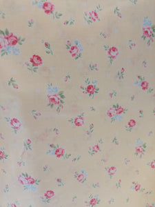 Princess Rose fabric by Lecien 31267-50 yellow