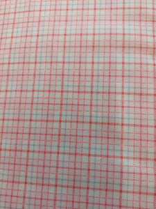 Princess Rose fabric by Lecien 30459-20 pink plaid