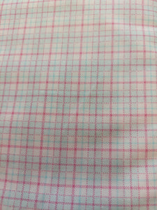 Princess Rose fabric by Lecien 30459-70 blue plaid (Copy)