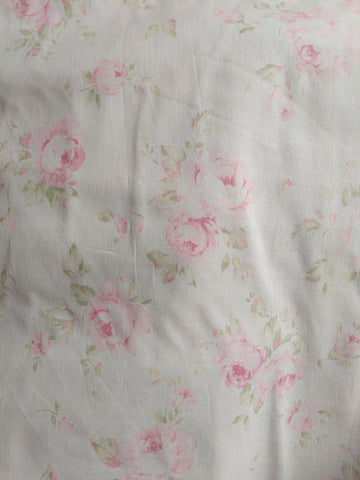 Durham Quilt Collection cotton fabric by Lecien 30819-20 Pink Roses on a blush background