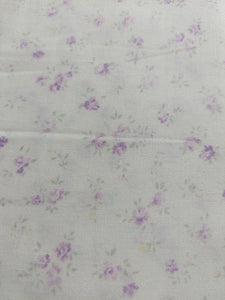 Durham Quilt Collection cotton fabric by Lecien 30817-110 Small Purple Roses on Cream