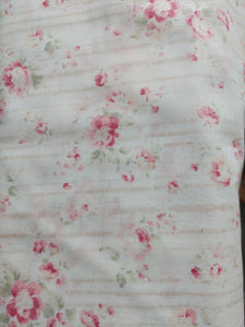 Durham cotton fabric by Lecien 9596W Roses on Cream