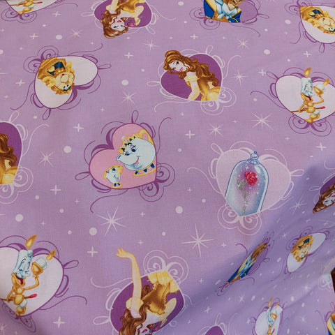 Disney cotton fabric by Springs Creative CP53424 Beauty and the Beast