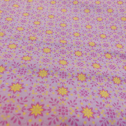 Pretty Little Things cotton fabric by Dena Designs for Free Spirit PWDF 125 pink Daisy