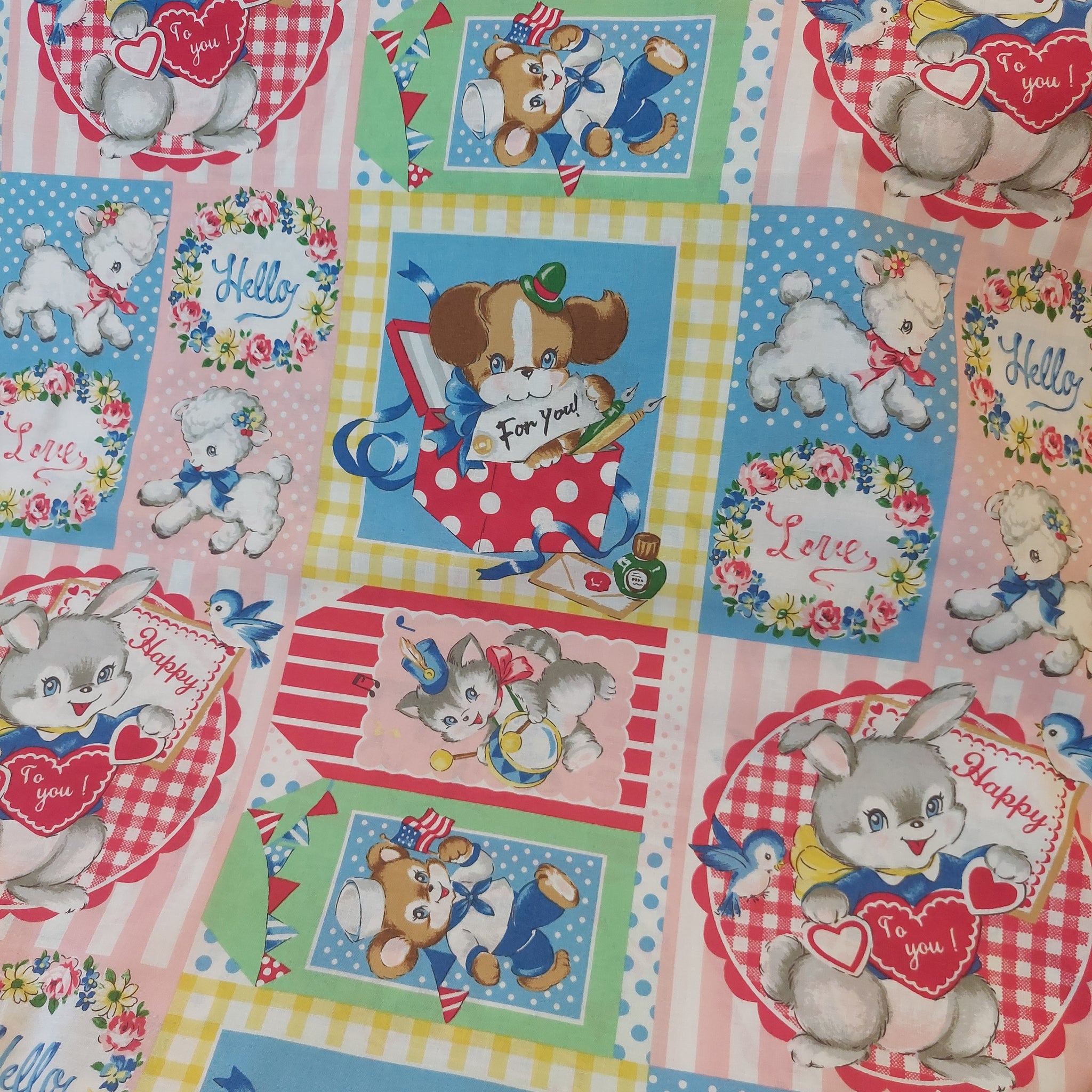 Little World cotton fabric by Quilt Gate LW2020-11E