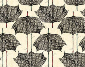 Ooh La La Creme Umbrellas by Wilmington Prints 14576-294