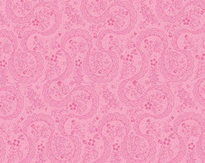 Symphony Rose 25382-PIN1 Cotton Fabric Pink Ribbons Rose Red Rooster