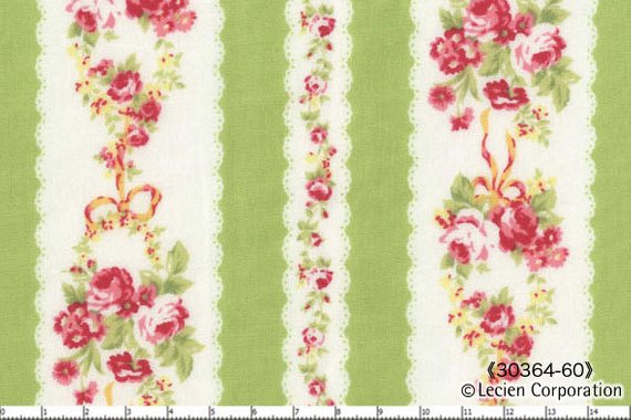 Flower Sugar cotton fabric by Lecien 30364-60