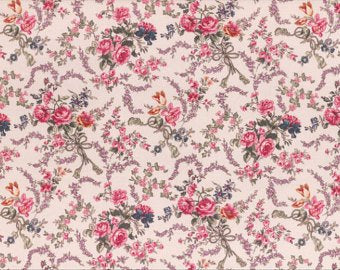 Josephine Rose cotton fabric by Lecien 30881-10