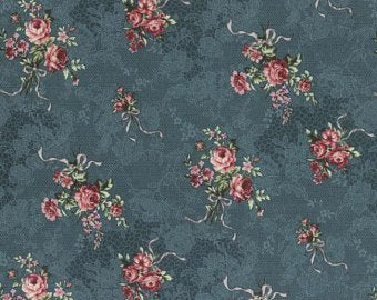 Josephine Rose cotton fabric by Lecien 30882-70