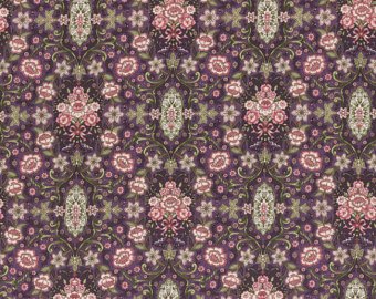Josephine Rose cotton fabric by Lecien 30883-110