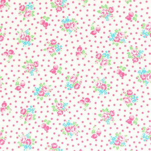Flower Sugar cotton fabric by Lecien 31028-10