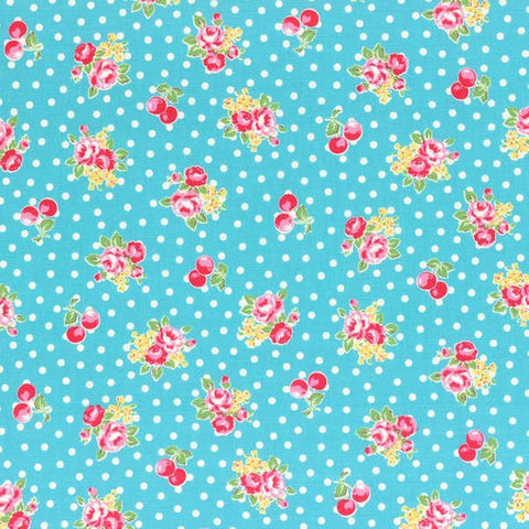 Flower Sugar cotton fabric by Lecien 31028-70