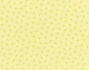 Flower Sugar cotton fabric by Lecien 31132-50 Floral on Yellow