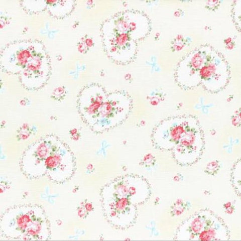 Princess Rose fabric by Lecien 31266-10