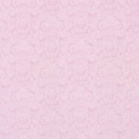 Baby Pink Lace Floral  Rococo & Sweet cotton fabric by Lecien 31864-20