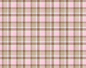 Pink Plaid Outback  cotton fabric by Henry Glass 6196-22