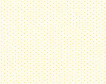 Zoey Christine cotton fabric by Benartex 710-03 Yellow Dots