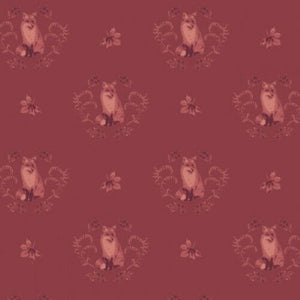 Fables Collection by Laura Ashley for Camelot Fabrics  Cotton Fabric Fox 7180406-01