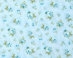 Christine Zoey cotton fabric by Benartex 718-55 Blue Rose