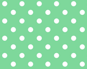 Little World cotton fabric by Quilt Gate LW1904-18B Dots on Green