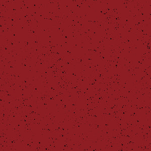 Warm Wishes 6205-RJ2 by Maywood Studios Cotton Fabric Speckled Solid Deep Red