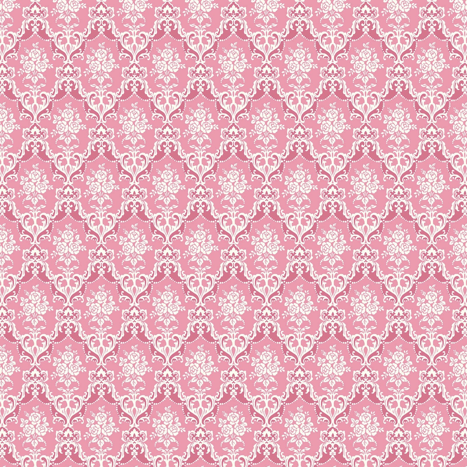 Rose Waltz RuRu Bouquet cotton fabric by Quilt Gate Ru2450-15F Dark Pink