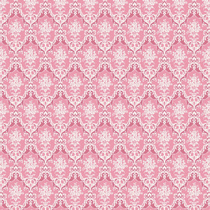 Rose Waltz RuRu Bouquet cotton fabric by Quilt Gate Ru2450-15F Dark Pink