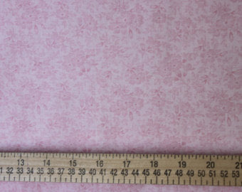 Tone on tone Floral cotton fabric by Lakehouse Dry  Goods Penelope LH11036pink