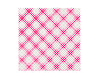 Fog City  cotton fabric by Lakehouse Dry  lh13016Coral Plaid