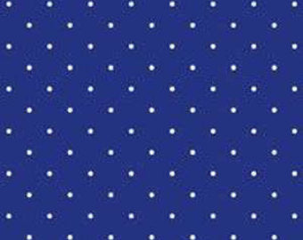 Pam Kitty cotton fabric by Lakehouse Dry  Goods  LH13026navy