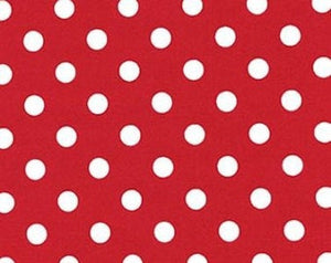 Pam Kitty cotton fabric by Lakehouse Dry  Goods  LH13030 Cherry Big Dot