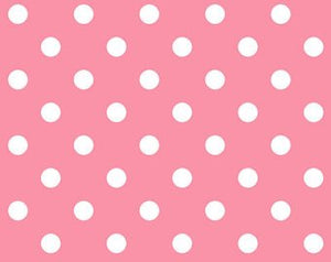 Little World cotton fabric by Quilt Gate LW1909-18A Dot on Pink