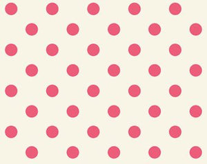 Little World cotton fabric by Quilt Gate LW1909-18G Red Dot