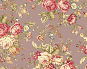 Amelia cotton fabric by Quilt Gate MR2170-11D Roses on Purple