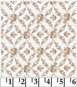 Amelia cotton fabric by Quilt Gate MR2170-16A Tan and Cream