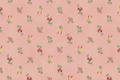 Julia cotton fabric by Quilt Gate MR2180-14B Peach