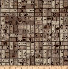 Eclectic Elements cotton fabric by Tim Holtz for Free Spirit PWTH010Taupe