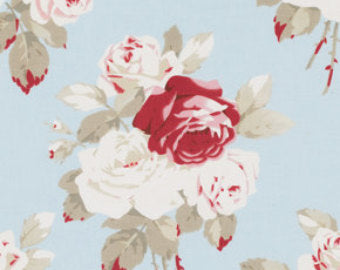 Petal cotton fabric by Tanya Whelan for Free Spirit PWTW055blue