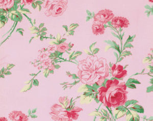 Rosewater cotton fabric  Free Spirit pwvm109blush Garden Romance