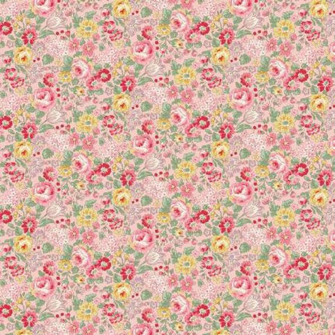 English Rose Garden cotton fabric by Quilt Gate RU2310-14B