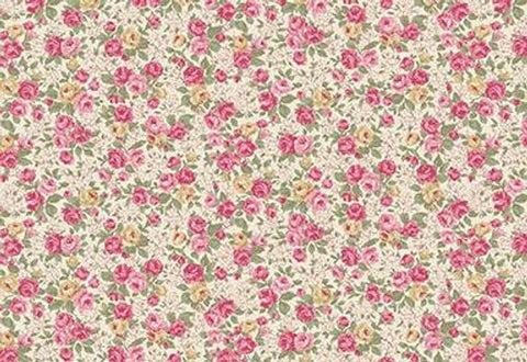 Victorian Rose cotton fabric by Quilt Gate RU2320-14A